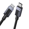 KABEL USB-C DO USB-C UGREEN L524, 60W, PD, 0.5M (SZARY)