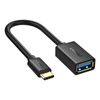 Adapter UGREEN USB-A-USB-C USB 3.0 OTG 15cm (czarny)
