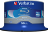 VERBATIM BD-R, SINGLE LAYER 25GB, BLUE SURFACE, SINGLE LAYER, SPINDLE, 43838, 6X, 50-CAKE, NO ID