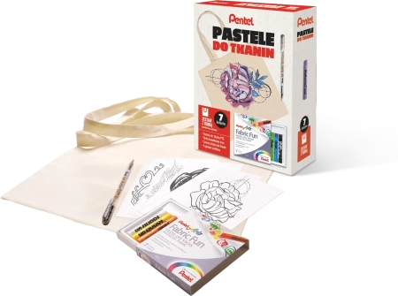 PASTELE&TORBA DO TKANIN PENTEL FABRIC FUN PTS-7 MIX*7