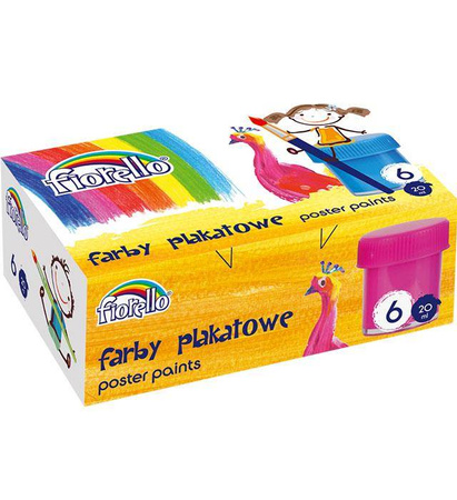 FARBY PLAKATOWE FIORELLO 170-1869 20ML 6KOL