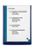 TABLICZKA INFORMACYJNA PIONOWA A4 DURABLE CLICK SIGN 486707 GRANATOWA