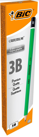 OŁÓWEK OSTRZONY SZEŚCIOKĄTNY BIC CRITERIUM 550 3B 857587