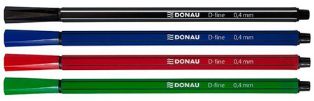CIENKOPIS DONAU D-FINE MIX*4 0.4MM 4SZT