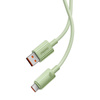 Kabel szybko ładujący Baseus USB do USB-C Habitat Series 100W, 1m (zielony)