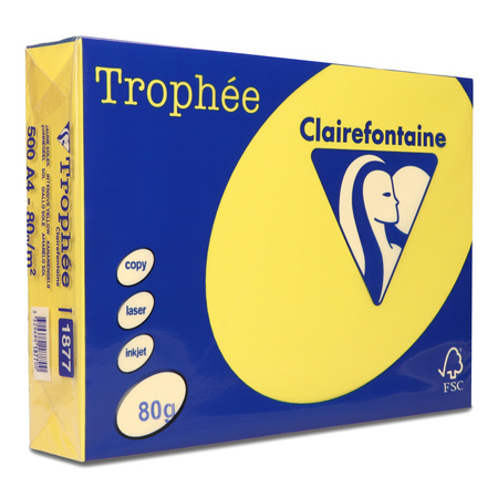 PAPIER KSERO KOLOR A4 TROPHEE SŁONECZNY 80G 500 ARK