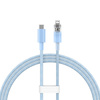 Kabel szybko ładujący Baseus USB-C do Lightning  Explorer Series 1m, 20W (niebieski)