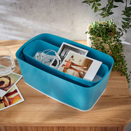 ORGANIZER 307X105X55MM LEITZ MYBOX COSY 52650061 MORSKI NIEBIESKI