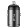 Mini ładowarka samochodowa Baseus Tiny Star USB-C, QC 4.0+, PD, 30W (szara)