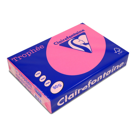 PAPIER KSERO KOLOR A4 TROPHEE RÓŻOWY 80G 500 ARK
