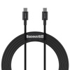 Kabel USB-C do USB-C Baseus Superior Series, 100W, 1m (czarny)