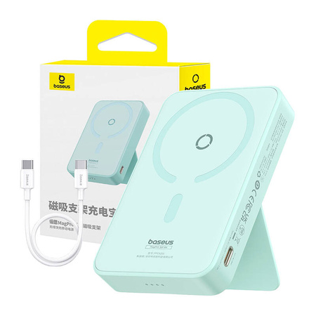 Powerbank magnetyczny Baseus MagPro Magnetic 5000mAh 20W, magsafe (miętowy)