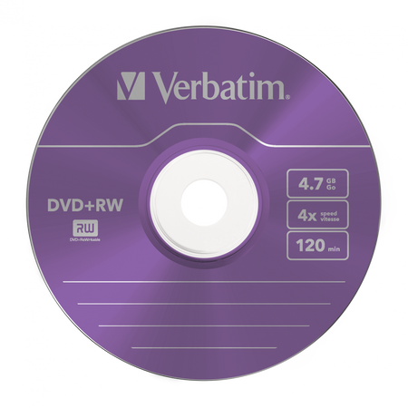 PŁYTA DVD+RW 4,7GB 4X VERBATIM DATALIFE PLUS 43297 SLIM 5 SZT.