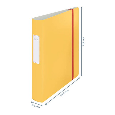 SEGREGATOR A4 LEITZ ACTIVE COSY 180° 65 MM 10390019 CIEPŁY ŻÓŁTY