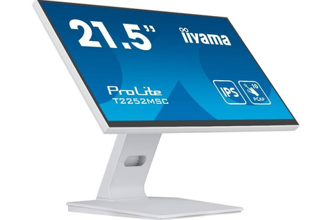 IIYAMA MONITOR 22 CALE T2252MSC-W2 10 PKT. POJ,IPS,HDMI,DP,2X1W,7H