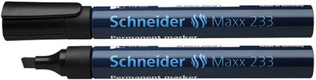 MARKER PERMANENTNY SCHNEIDER MAXX 233 CZARNY ŚCIĘTA 1-5MM