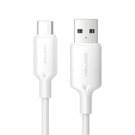 KABEL USB 2.0 A DO USB-C 3A VENTION CTQWH 2M (BIAŁY)