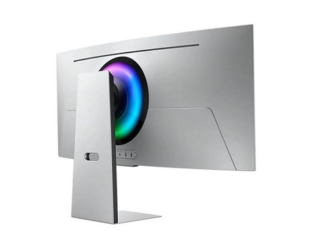 SAMSUNG MONITOR 34 CALE LS34BG850SUXEN OLED 3440X1440 ULTRAWQHD 21:9 1XMICROHDMI/1XMINIDP/2XUSB-C (65W) 0,1MS ZAKRZYWIONY WIFI/BT HAS 175HZ SMART GAMI