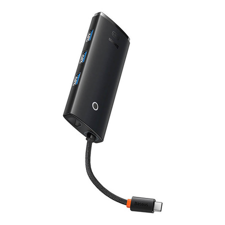 HUB BASEUS 5-PORTOWY USB-C DO HDMI+USB3.0X3+PD (CZARNY)
