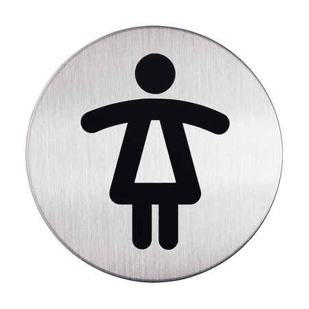 PIKTOGRAM WC DLA PAŃ 83 MM DURABLE PICTO 490423