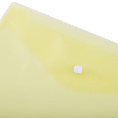 TECZKA KOPERTOWA NA ZATRZASK A4 D.RECT 5530 TRANSPARENTNA ŻÓŁTA PP