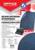 KARTON DO BINDOWANIA SKÓROPODOBNY A4 OFFICE PRODUCTS DELTA CIEMNONIEBIESKI 100 SZT