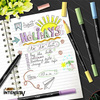 PISAKI DWUSTRONNE BIC INTENSITY DUAL TIP PASTEL 503826 MIX*6