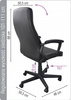FOTEL BIUROWY OFFICE PRODUCTS CRETE CZARNY