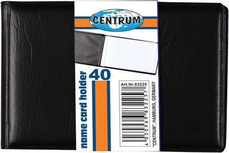 WIZYTOWNIK CENTRUM 83225 CZARNY PVC 40SZT