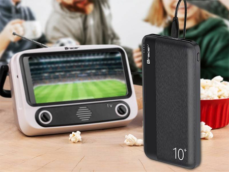 TRACER POWERBANK PARKER 10000MAH 2A CZARNY