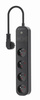 GEMBIRD INTELIGENTNA LISTWA TUYA 4XFR 2XUSB-A 1XUSB-C CZARNA