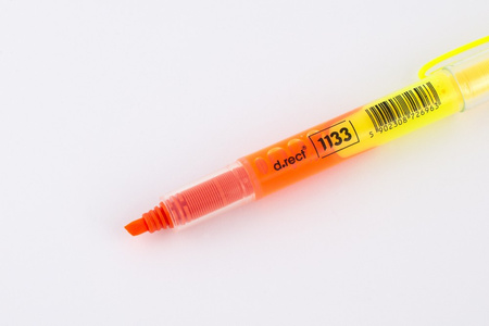 ZAKREŚLACZ D.RECT DUO 1133 ŻÓŁTY/POMARAŃCZOWY