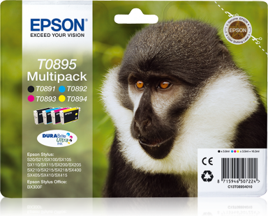 TUSZ ORYGINALNY EPSON T0895 C13T08954010 CMYK 16,3 ML