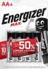 BATERIA ALKALICZNA AA ENERGIZER MAX 4SZT