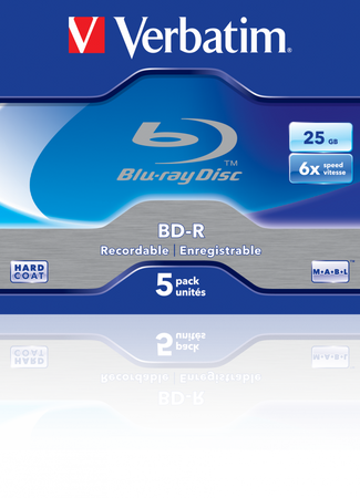 PŁYTA BD-R 25GB 6X VERBATIM 43715 JEWEL 5 SZT.