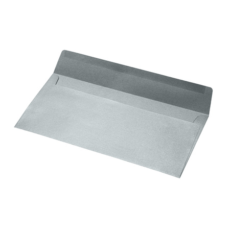 KOPERTA DIN LANG NK EMERSON SREBRNY 220X110 130G 25 SZT.