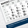 KALENDARZ WISZĄCY TRÓJDZIELNY O-PRESS ROK 2026 BUKIET