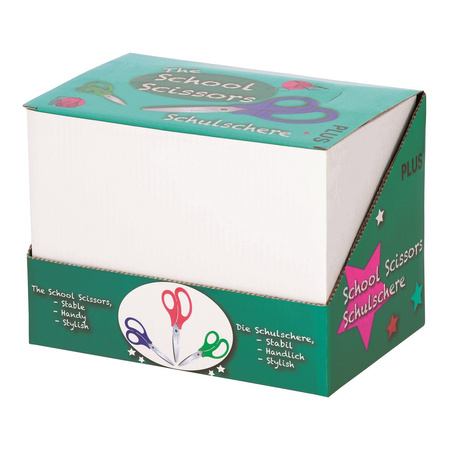 NOŻYCZKI 145MM PLUS JUNIOR SZKOLNE SC-145P-DP