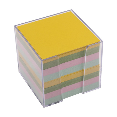 KOSTKA BIUROWA W POJEMNIKU 85X85X80 D.RECT MIX KOLORÓW