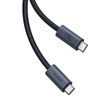 KABEL SZYBKIEGO ŁADOWANIA USB-C DO USB-C BASEUS FLASH 2 240W 1M (CZARNY)