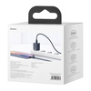 Ładowarka sieciowa BASEUS Super Si 20W + USB-C-Lightning 1m (niebieska)