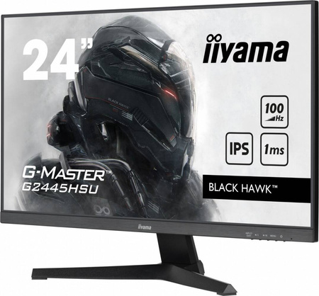 IIYAMA MONITOR 23.8 CALA G-MASTER G2445HSU-B1 IPS,FHD,100HZ,1MS,2XUSB,2X2W,FREESYNC