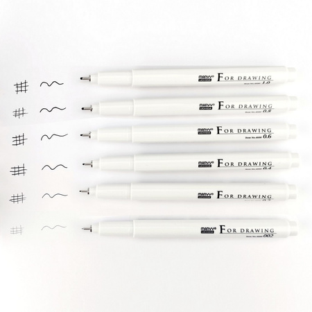 CIENKOPIS KREŚLARSKI UCHIDA 4600-6B 6SZT