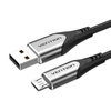 KABEL USB 2.0 A DO MICRO USB VENTION COAHD 3A 0,5M SZARY