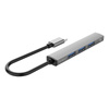 Adapter Hub Orico USB-C do USB 3.0 + 3x USB 2.0 (szary)