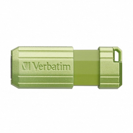 VERBATIM USB FLASH DISK, USB 2.0, 128GB, STORE,N,GO PINSTRIPE, ZIELONY, 49462, DO ARCHIWIZACJI DANYCH