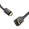 KABEL HDMI 2.0 VENTION AAQBG 1,5M, KĄTOWY 270°, 4K 60HZ (CZARNY)