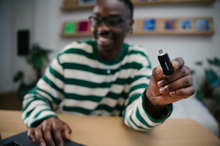 VERBATIM USB FLASH DISK, USB C, 256GB, PLECTRA, CZARNY, 30226, USB C