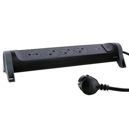 LEGRAND PRZEDŁUŻACZ 4X2PZ 1,5M CZARNY