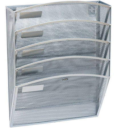 ZESTAW POJEMNIKÓW NA DOKUMENTY 475X103X314MM GRAND GR-080S 120-1783 SREBRNY METALOWY